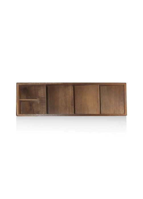 Hermia Organizador de Madera Color Beige Hermia Organizador de Madera Color Beige